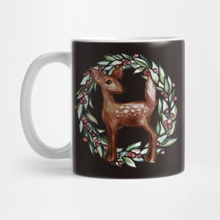 Christmas Fawn Mug